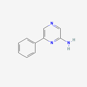Chemical structure of 6-Phenylpyrazin-2-amine