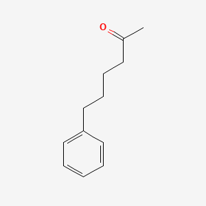 Chemical structure of 6-Phenylhexan-2-one