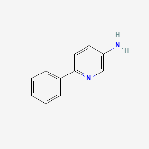Chemical structure of 6-Phenyl-3-Pyridinamine