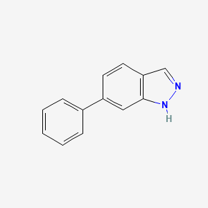 Chemical structure of 6-Phenyl-1H-indazole
