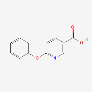Chemical structure of 6-Phenoxynicotinic Acid