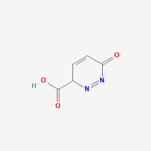 Chemical structure of 6-Oxo-3,6-dihydropyridazine-3-carboxylic acid