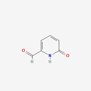Chemical structure of 6-Oxo-1,6-dihydropyridine-2-carbaldehyde