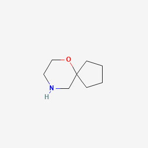 Chemical structure of 6-oxa-9-azaspiro[4.5]decane