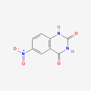 Chemical structure of 6-Nitroquinazoline-2,4-diol