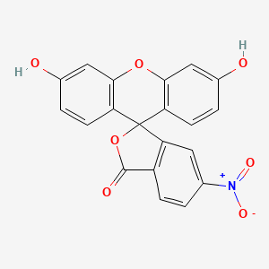 Chemical structure of 6-Nitrofluorescein (isomer II)