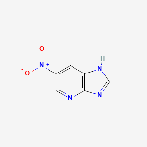 Chemical structure of 6-Nitro-3H-imidazo[4,5-b]pyridine