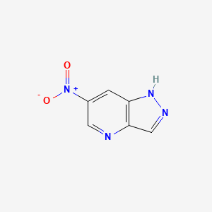 Chemical structure of 6-Nitro-1H-pyrazolo[4,3-b]pyridine