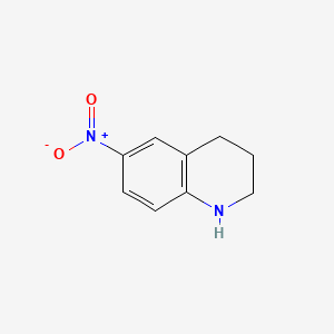 Chemical structure of 6-Nitro-1,2,3,4-tetrahydroquinoline
