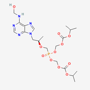 Chemical structure of 6N-HydroxyMethyl Tenofovir Disoproxil