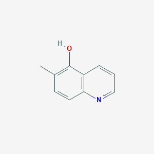 Chemical structure of 6-Methylquinolin-5-ol