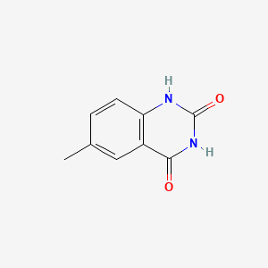 Chemical structure of 6-Methylquinazoline-2,4(1H,3H)-dione