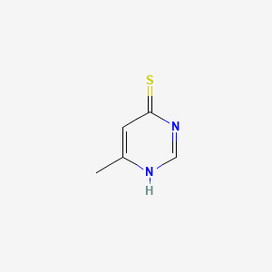 Chemical structure of 6-Methylpyrimidine-4(3H)-thione
