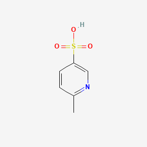 Chemical structure of 6-Methylpyridine-3-Sulfonic Acid