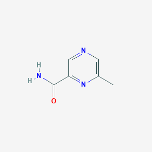 Chemical structure of 6-Methylpyrazine-2-carboxamide