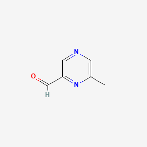 Chemical structure of 6-Methylpyrazine-2-carbaldehyde