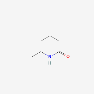 Chemical structure of 6-Methylpiperidin-2-one