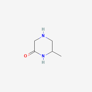 Chemical structure of 6-Methylpiperazin-2-one