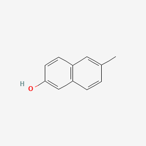 Chemical structure of 6-Methylnaphthalen-2-ol