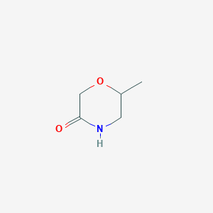 Chemical structure of 6-Methylmorpholin-3-one