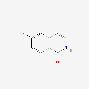 Chemical structure of 6-Methylisoquinolin-1(2H)-one