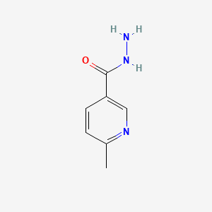 Chemical structure of 6-Methylpyridine-3-carbohydrazide