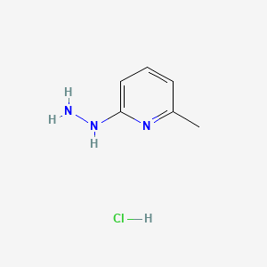 Chemical structure of 6-Methyl-2-Pyridine Hydrazide Hydrochloride
