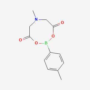 Chemical structure of 6-Methyl-2-p-tolyl-1,3,6,2-dioxazaborocane-4,8-dione