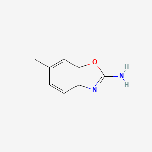 Chemical structure of 6-Methyl-2-aminobenzoxazol