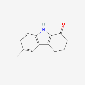 Chemical structure of 6-Methyl-2,3,4,9-tetrahydro-1H-carbazol-1-one