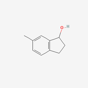 Chemical structure of 6-Methyl-1-Indanol