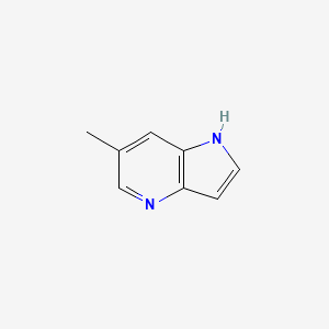 Chemical structure of 6-Methyl-1H-pyrrolo[3,2-b]pyridine