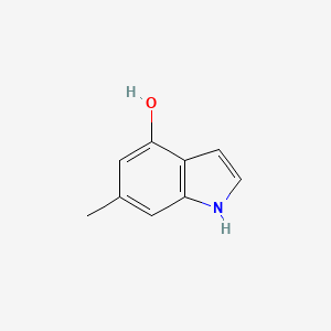 Chemical structure of 6-Methyl-1H-indol-4-ol