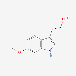 Chemical structure of 6-Methoxytrytophol