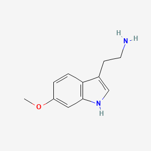 Chemical structure of 6-Methoxytryptamine