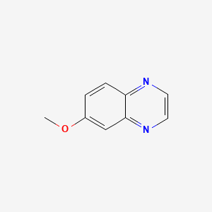 Chemical structure of 6-Methoxyquinoxaline