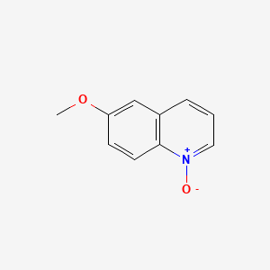 Chemical structure of 6-Methoxyquinoline N-Oxide