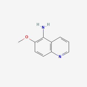 Chemical structure of 6-Methoxyquinolin-5-amine
