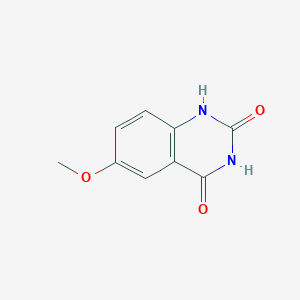Chemical structure of 6-Methoxyquinazoline-2,4-diol