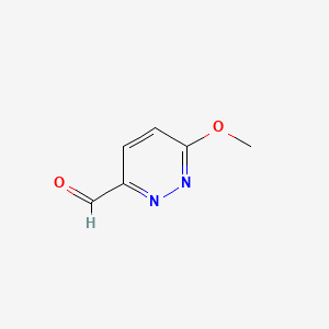Chemical structure of 6-METHOXYPYRIDAZINE-3-CARBALDEHYDE