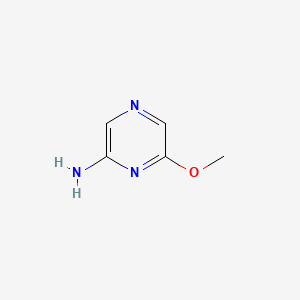 Chemical structure of 6-methoxypyrazin-2-amine