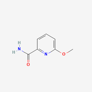 Chemical structure of 6-Methoxypicolinamide