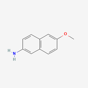 Chemical structure of 6-Methoxynaphthalen-2-amine