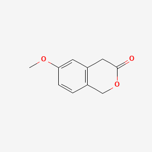 Chemical structure of 6-Methoxyisochroman-3-one