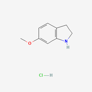 Chemical structure of 6-Methoxyindoline hydrochloride