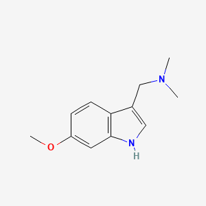 Chemical structure of 6-METHOXYGRAMINE