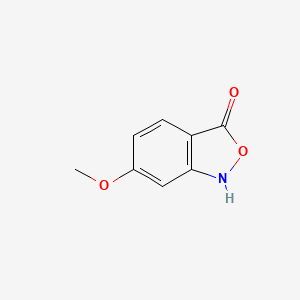 Chemical structure of 6-Methoxybenzo[c]isoxazol-3(1H)-one