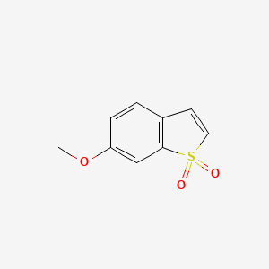 Chemical structure of 6-Methoxybenzo[b]thiophene 1,1-dioxide