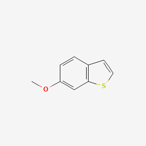 Chemical structure of 6-Methoxybenzo[b]thiophene