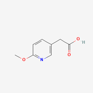 Chemical structure of 6-Methoxy-3-pyridineacetic Acid